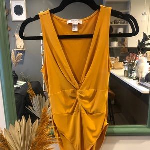 Mustard Bodysuit